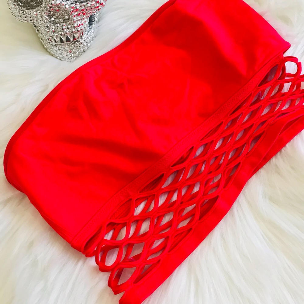 PINK- Fluorescent Red bandeau